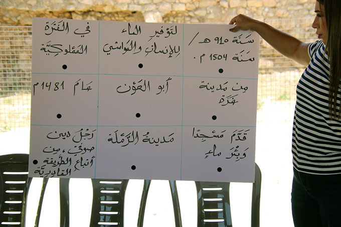 طلّاب طبقة الثوامن من اعدادية دار التربية والعلوم بجولة استكشافية لمعالم جلجولية 